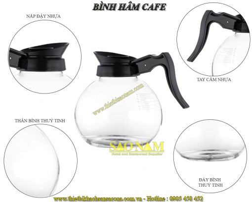 Bình Hâm Café Thủy Tinh