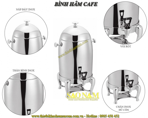 bình hâm cafe