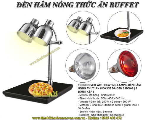 đèn hâm nóng thức ăn