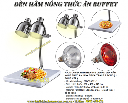 đèn hâm nóng thức ăn