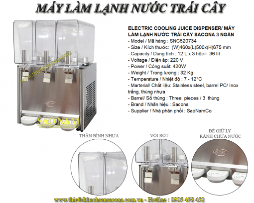 Máy Làm Lạnh Nước Trái Cây