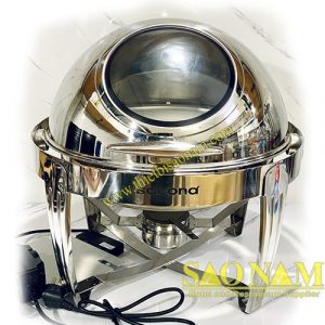 Nồi hâm thức ăn tròn chân sọc trắng SN#520039