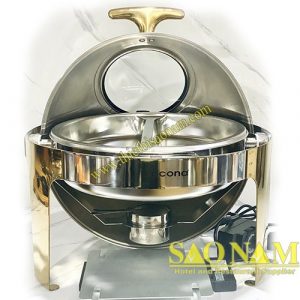 Nồi Hâm Thức Ăn Tròn Nắp Kiếng SN#520903