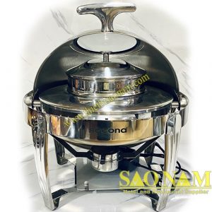 Nồi Hâm Cháo - Soup Tròn Nắp Kiếng SN#520908