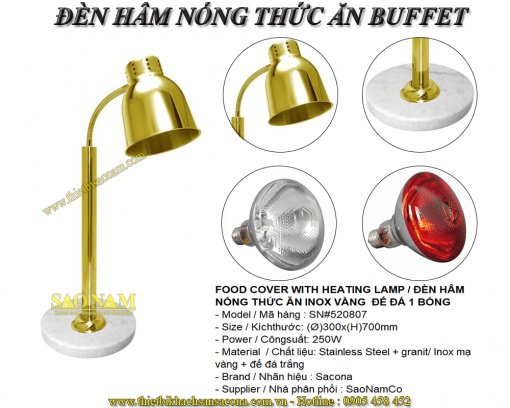 đèn hâm nóng thức ăn