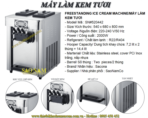 Máy Làm Kem Tươi