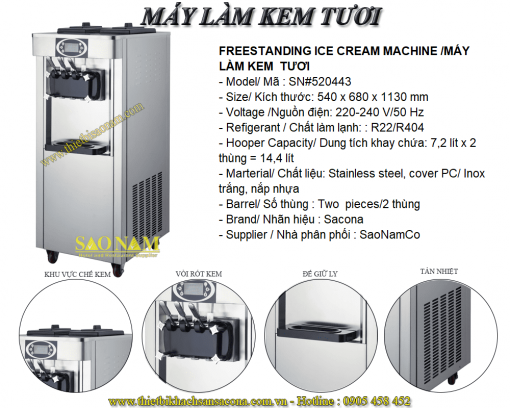 Máy Làm Kem Tươi