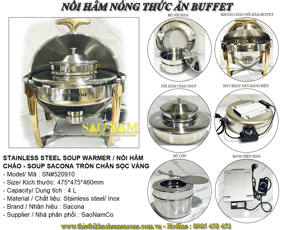 Nồi Hâm Cháo -Soup Tròn Nồi Hâm Cháo -Soup Tròn