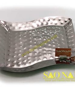 Dĩa Inox Trưng Bày Thức Ăn Chữ S SN#520110