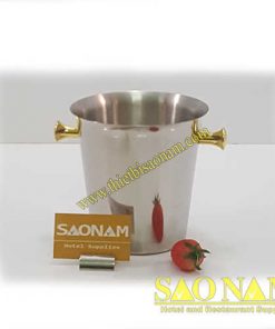 Xô Đá 1 Lớp (núm inox vàng) SN#520428