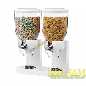 Bình Đựng Ngũ Cốc Trắng Đôi SN#520621