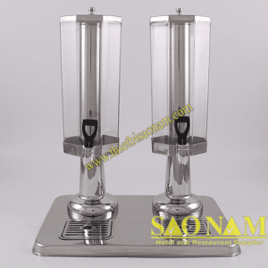 Bình Đựng Nước Trái Cây 2 Ngăn ( hình bát giác ) SN#520711