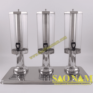 Bình Đựng Nước Trái Cây 3 Ngăn ( hình bát giác ) SN#520725