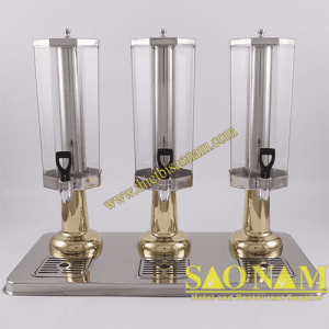 Bình Đựng Nước Trái Cây 3 Ngăn ( hình bát giác ) SN#520726