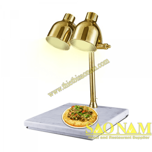 Đèn Hâm Buffet Vàng Đế Đá Trắng SN#520813