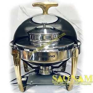 Nồi Hâm Cháo - Soup Tròn Nắp Kiếng SN#520912