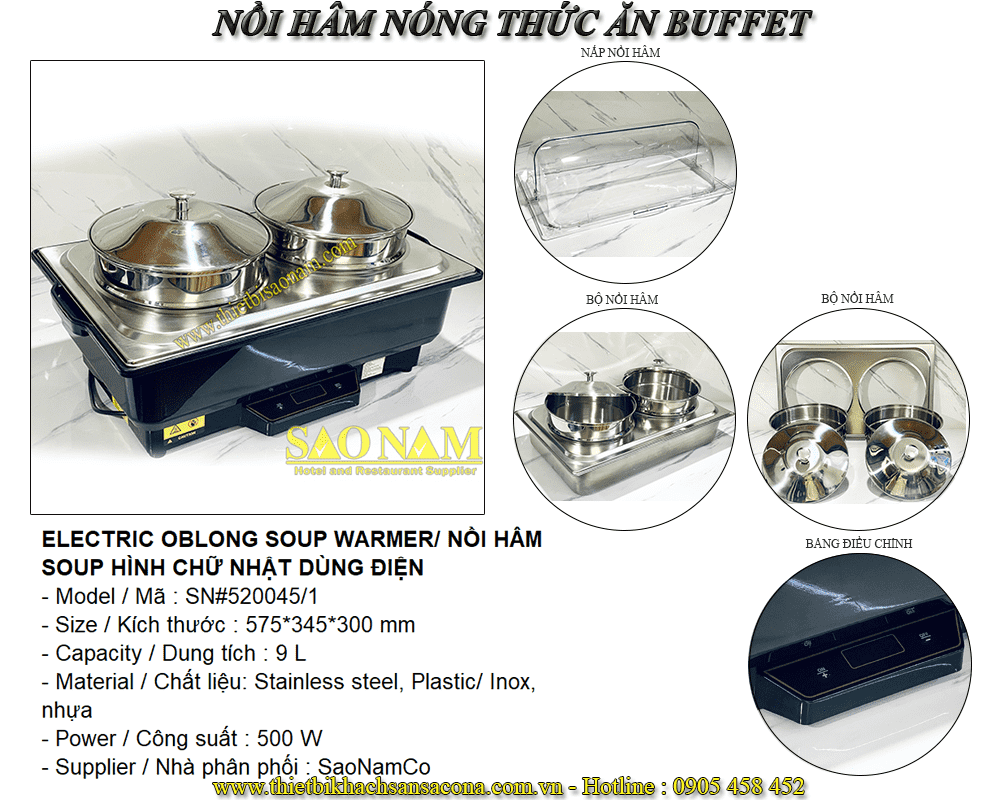 Nồi Hâm Cháo - Soup HCN Dùng Điện Nồi Hâm Cháo - Soup HCN Dùng Điện