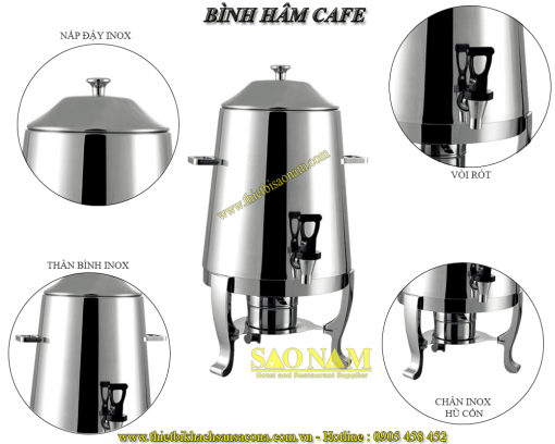 bình hâm cafe