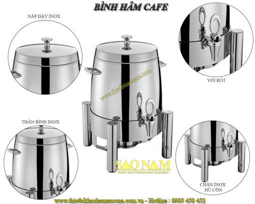 bình hâm cafe