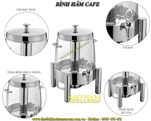 bình hâm cafe