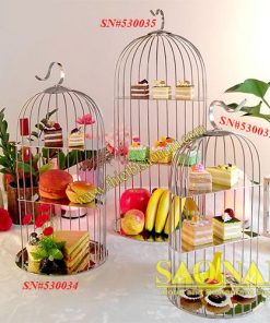 Giá Buffet Hình Lồng Chim SN#530033-035