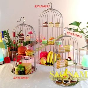Giá Buffet Hình Lồng Chim SN#530033-035