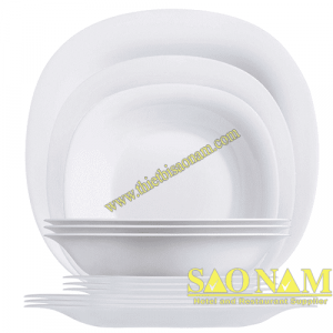 Bộ Tô Chén Dĩa Luminarc Carine Trắng