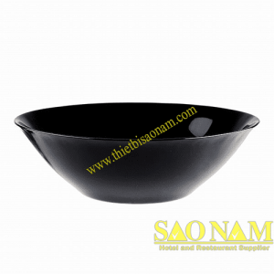 TÔ SALAD THỦY TINH LUMINARC CARINE ĐEN D2376