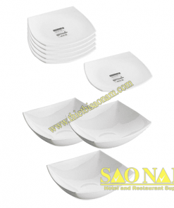 Bộ Tô Chén Dĩa Luminarc Quadrato White