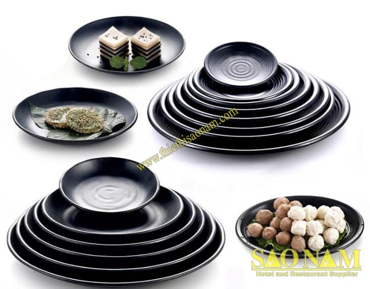 Bộ Chén Dĩa Horeca J&K Black