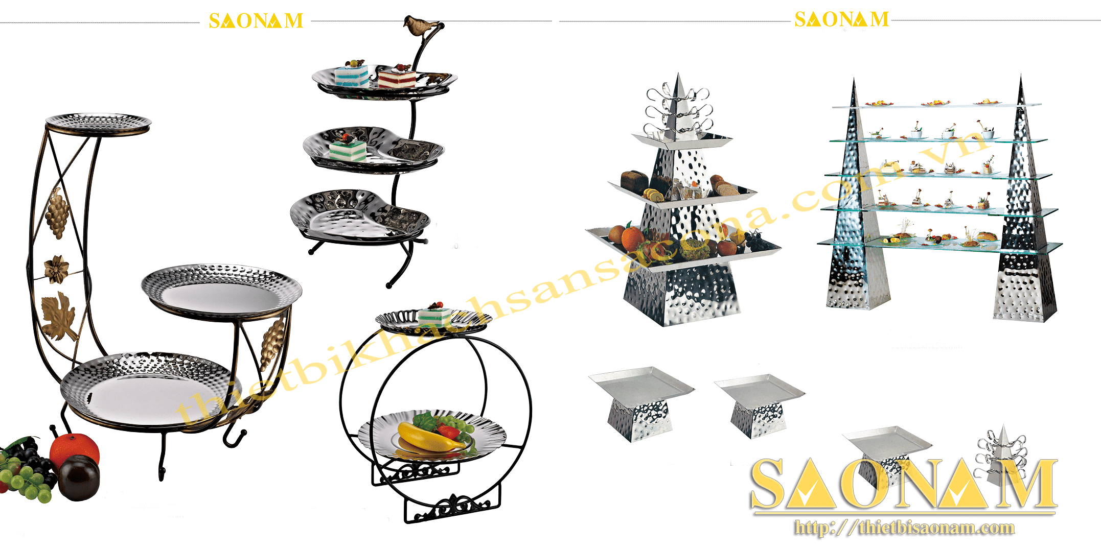 Kệ Trang Trí Buffet Sang Trọng