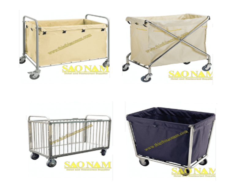 xe dọn đồ dơ