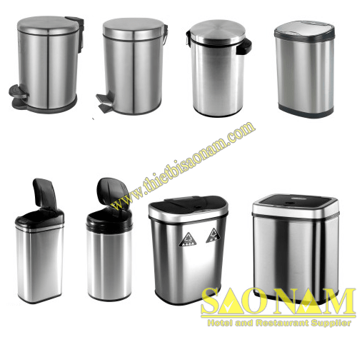 Thùng Rác Khách Sạn - Thùng Rác Nắp Bật