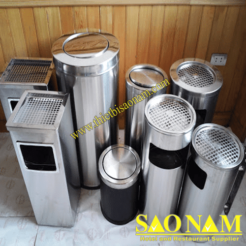 thùng rác inox