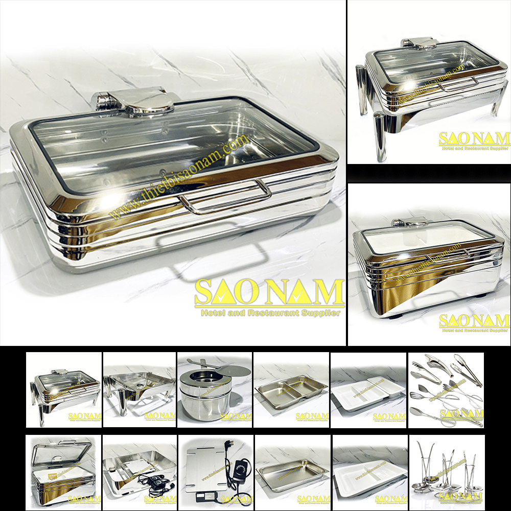nồi hâm thức ăn buffet