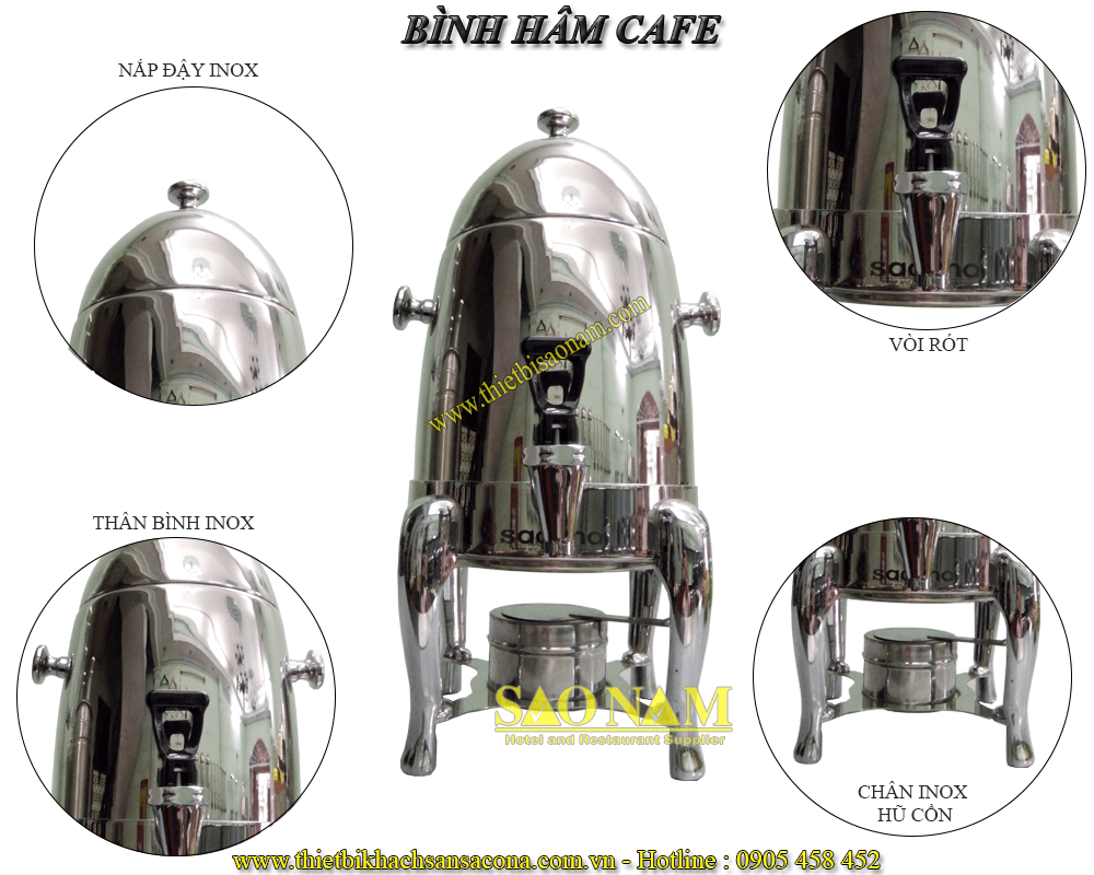 Bình Hâm Trà Café Sacona SN#520190