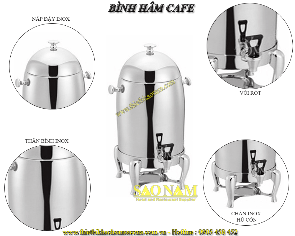 Bình Hâm Trà Café Sacona SN#520191