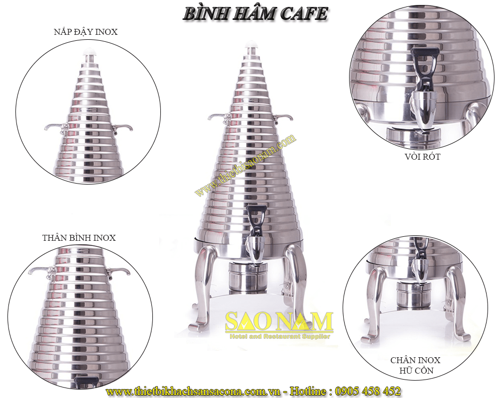 Bình Hâm Trà Café Sacona SN#520192
