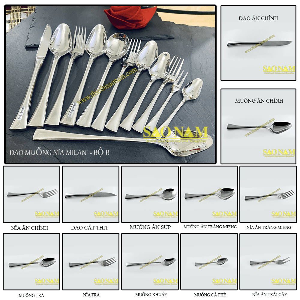 DAO MUỖNG NĨA MILAN 