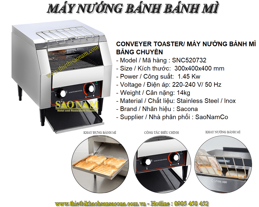 Máy Nướng Bánh Mỳ Băng Chuyền SN#520950