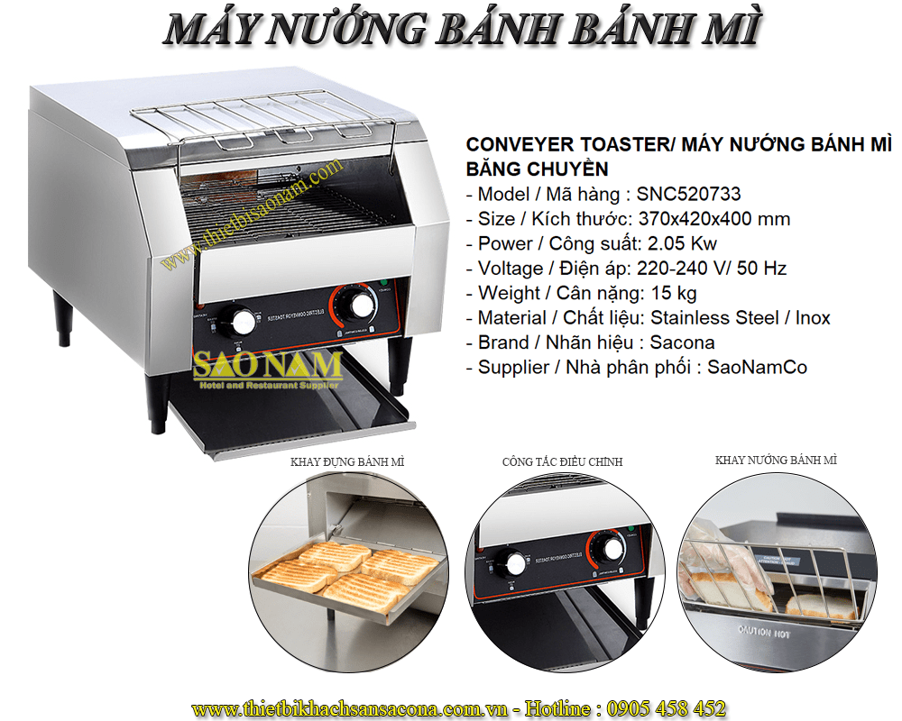 Máy Nướng Bánh Mỳ Băng Chuyền SN#520950