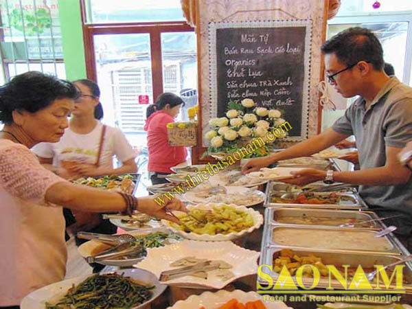 Ảnh tiệc buffet chay