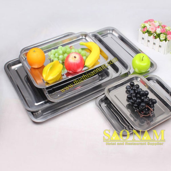 Khay Inox Đựng Hoa Quả - Dụng Cụ Tiệc Buffet Khay Inox Đựng Hoa Quả - Dụng Cụ Tiệc Buffet