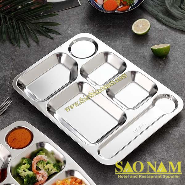 Khay Inox Đựng Thức Ăn