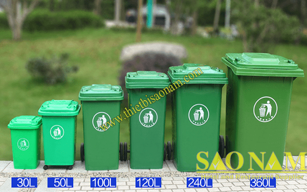 Các Mẫu Thùng Rác Nhựa