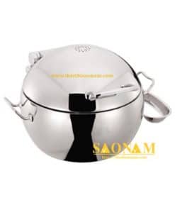 Nồi Hâm Cháo - Soup Sacona Tròn Có Chân Nắp Inox SN#520057/1