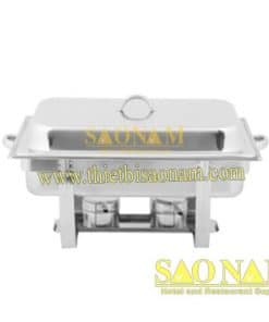 Nồi Hâm Thức Ăn Sacona Hình Chữ Nhật Nắp Rời 2 Ngăn SN#520854