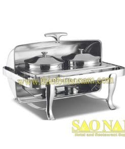 Nồi Hâm Cháo - Soup Sacona Hình Chữ Nhật Chân Inox SN#520877