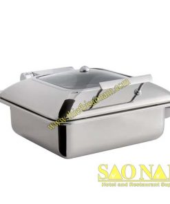 Nồi Hâm Thức Ăn Sacona Vuông Nắp Kiếng SN#520894/1