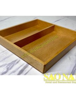 Khay Gỗ Amenities 2 Ngăn SN#524852